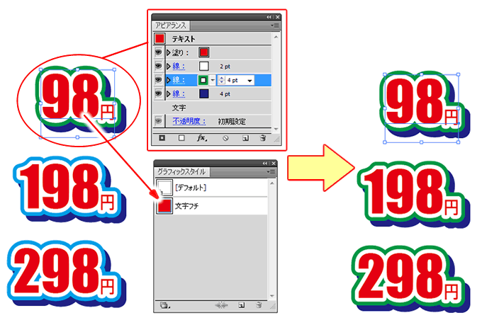 知らない人は損してる イラレでスーパーのチラシを作るときの7つのワザ Cherry Pie Web